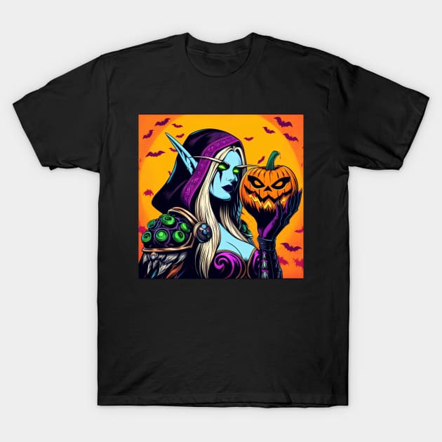 Sylvanas Windrunner T-Shirt by Goth_ink